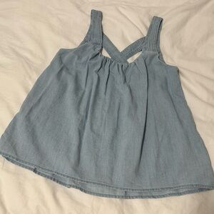 Light Blue Sleeveless Top